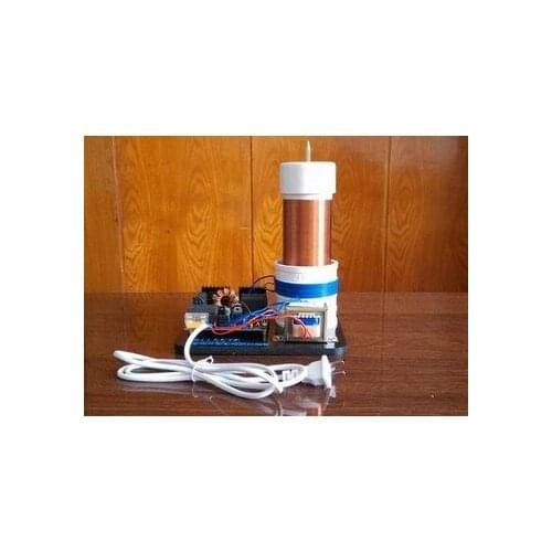 Tesla coil (generator) Tesla coil with SSTC driver board PLLSSTC Solid State Tesla Coil phase-locked loop