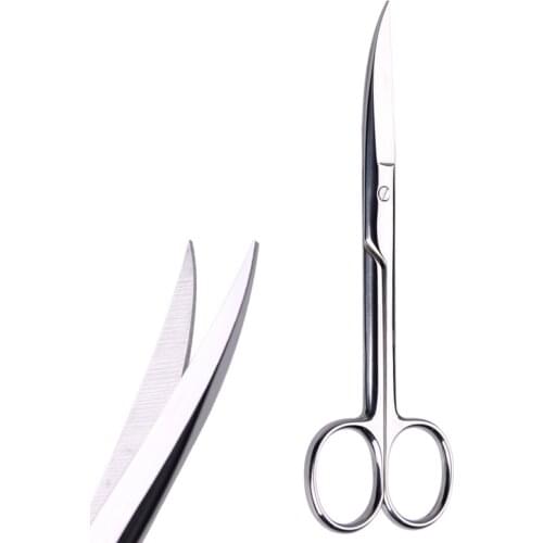 Beauty Curved Scissors Double Eyelid Sticker Scissor Accessories Professional Stainless Steel Curved Scrissor Makeup Tools