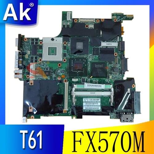 Akemy for Lenovo thinkpad T61 T61P 42W7844 laptop motherboard 14.1 inch 965pm DDR2 FX570M