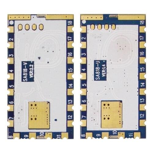 20pcs/lot SA818 - VHF | UHF Walkie Talkie Module 1W 3.5km - 5km long distance RDA1846S chip 134 - 174MHz walky talky module