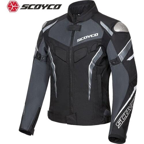 SCOYCO JK103 Motorcycle Jacket Protective Gear Reflective Summer Motocross Breathable Chaqueta Moto Protection