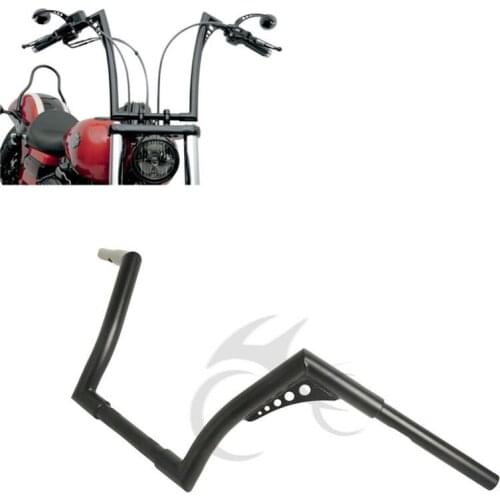 Motorcycle 12" Rise Ape Hangers Handlebar For Harley Sportster XL Softail FLST FXST Bob