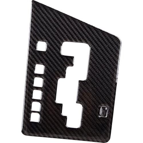 2pcs/Set Console Gear Shift Panel Trim Sticker Carbon Fiber LHD Fit for Dodge Challenger 2008 2009 2010 2011 2012 2013 2014