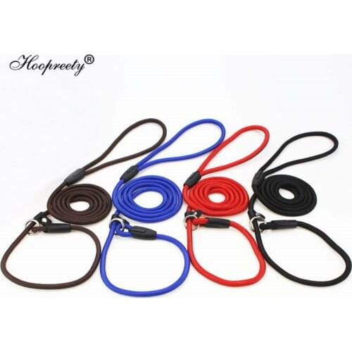 Nylon Dog Training Leash Strong Dog P-chain Lead For Small Medium Dogs Pitbull 3 Colors 140cm Length Cheap Goods For Dogs