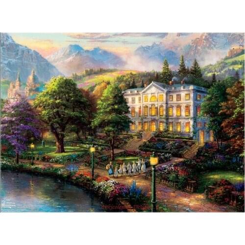 Needlework for embroidery DIY DMC High Quality - Counted Cross Stitch Kits 14 ct Oil painting - The Sound of Music
