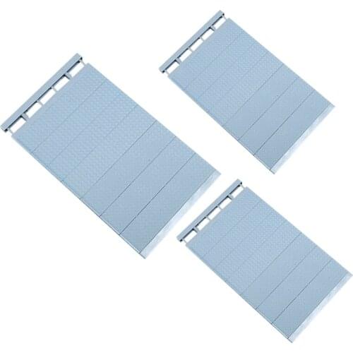 Nail-Free Wardrobe Layered Partitions Retractable Wardrobe Storage Rack Adjustable Kitchen Closet Storage Rack Blue