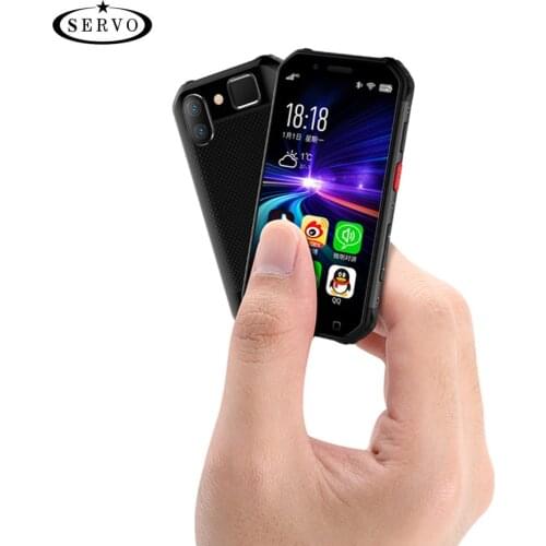 SERVO S10 Pro IP68 Waterproof mini Smartphone MTK6737 3GB 32GB NFC Walkie talkie Rugged Phone 13MP Fingerprint Face Recognition