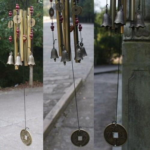 Outdoor Living Wind Chimes Yard Antique Amazing Garden Tubes Bells Copper Home Windchime Chapel Bells Wall Hanging Home Decor