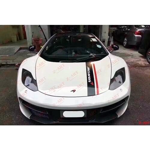 Z-ART for MP4-12C retrofit body kit tuning body kit front bumper side skirts and rear diffuser kit for MP4-12C
