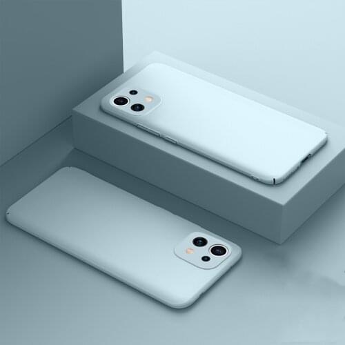 Hard Plastic For Xiaomi Mi 11 Mi11 Pro Matte Case For Redmi Note9 Note 9 Pro 9S Pure Plain Slim Back Cover Protective Shell