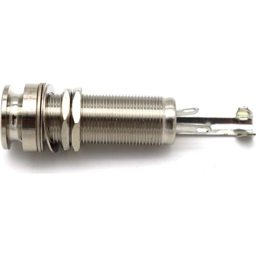 1 pcs Electric Guitar Gold/Chrome/Black Jack Threaded Cylinder Output Jack Plug Sockets