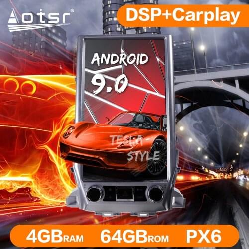 16 Inch Tesla Style Android 9.0 64G 4G Car Radio GPS Navigation For TOYOTA LAND CRUISER LC200 2016-2019 VX GX VXS 5700 Head Unit