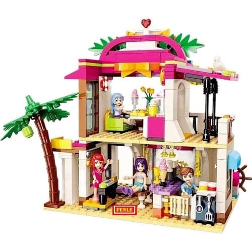 2019 New ENLIGHTEN 2021 Building Blocks Compatible Friends Heartlake Model Toys For Children