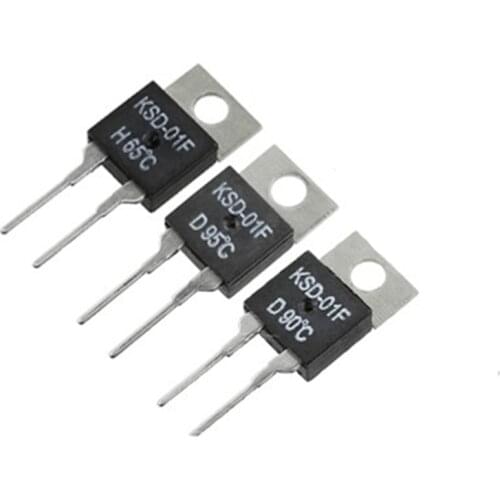 40-135 DegC NC Normally Closed NO Normally Open 1.5A Thermal Switch Temperature Sensor Thermostat KSD-01F JUC-31F