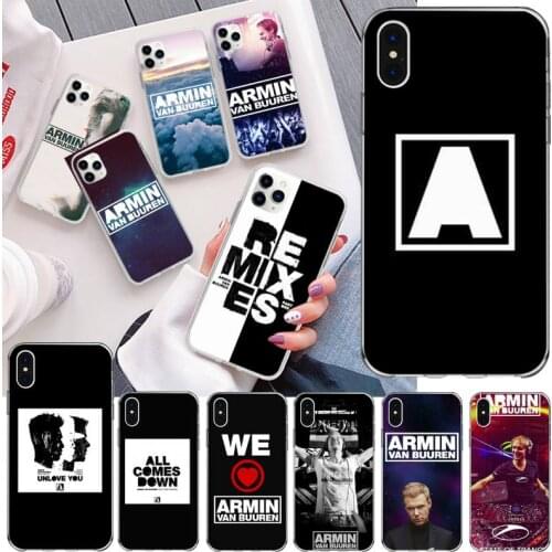 Armin Van Buuren Phone Case For iphone 12 11 Pro Max Mini XS Max 8 7 6 6S Plus X 5S SE 2020 XR Silicone Soft Cover