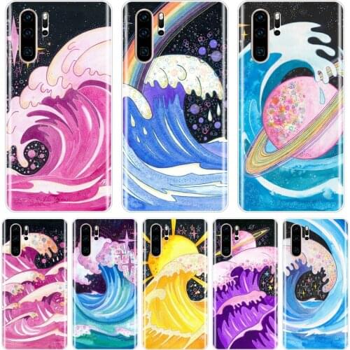 Phone Case Silicone For Huawei P Smart Plus 2019 P Smart Z Star Waves Soft Back Cover For Huawei P30 Lite Pro P20 Lite 2019