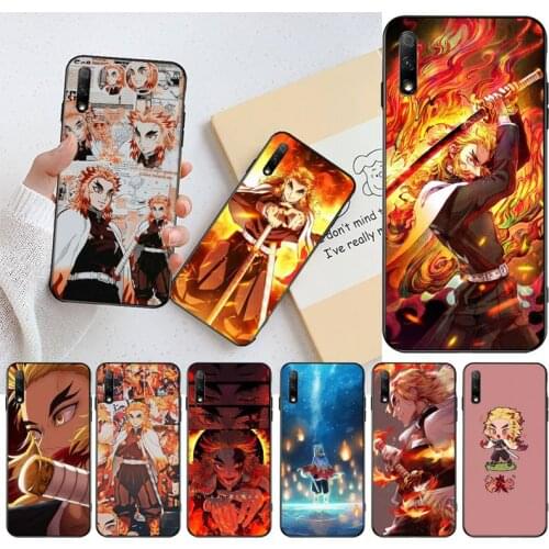 Rengoku Kyoujurou Demon Slayer Kimetsu no Yaiba Phone Case for Huawei Honor 30 20 10 9 8 8x 8c v30 Lite view pro