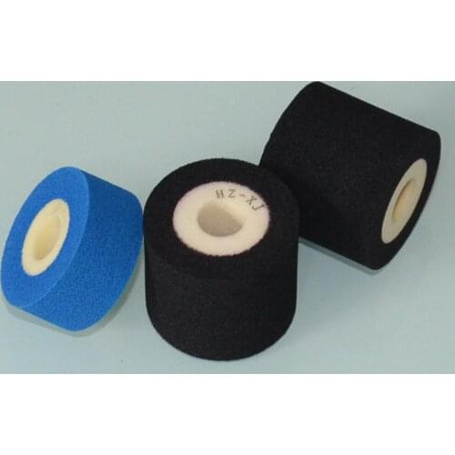 Black Diameter 36mm Height 32mm date printer hot ink roller for HZ 100 coding machine
