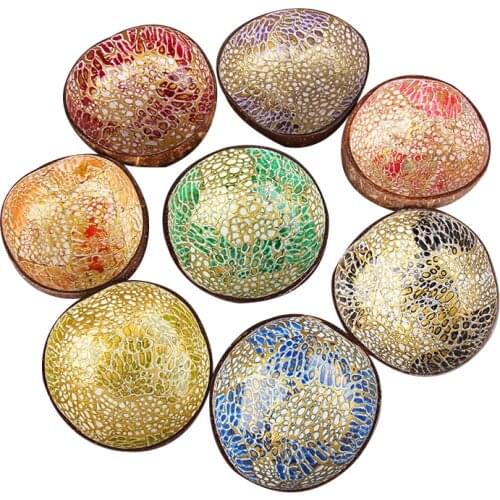 Bowl Candy Storage Decoration Natural Dish Coconut Shell Non-toxic Fruit Eco-friendly