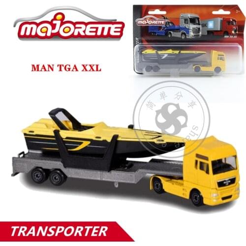 Majorette 1/64 Transporters Series MAN TGA XXL Car Hot Pop Kids Toys Motor Vehicle Diecast Metal Model