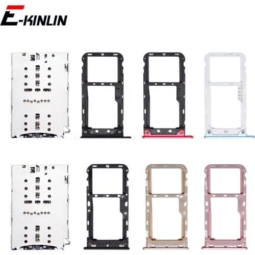 Micro SD / Sim Card Tray Socket Adapter For XiaoMi Redmi 5 Plus Note 5 Pro Connector Holder Slot Reader Container