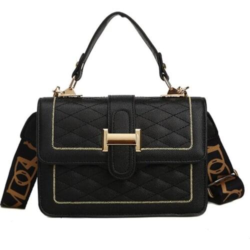 Fashion color shoulder messenger bag chain small square envelope handbag