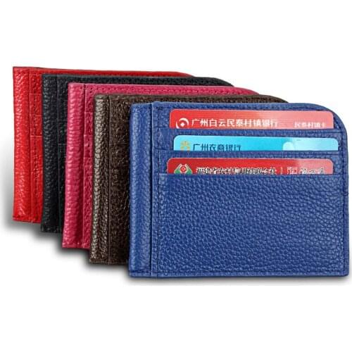 2019 New arrival genuine leather quality women wollets lady clutch card holder mens wallets womens travel credit zipper purses