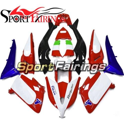 Complete ABS Fairings For Yamaha TMAX T-MAX 530 12 13 14 ABS Plastic Injection Motorcycle Fairing Kit Red White New Fairings