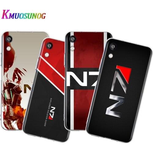 Transparent Cover N7 Mass Effect For Honor 8S 8C 8X MAX 8A 8 7S 7A 7C Play 3E Prime Pro 2020 2019 Phone Case
