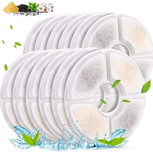 Replacement Activated Carbon Filter for Dog Water Automatic Drinking Fountain Replaced Feeders Filters Dog Accessories