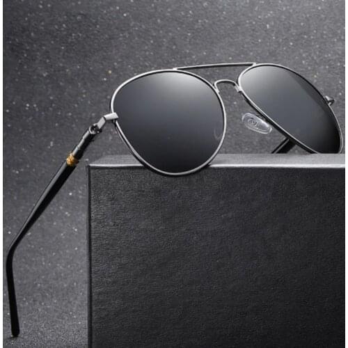 Mens Polarized Sunglasses Men Women Driver Goggles Driving Pilot Vintage Sun Glasses Brand Designer Male Black Sunglasses UV400