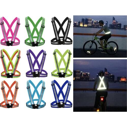 Reflective Safety Vest Running Gear ,High Visibility Reflective Belt,Comfortable