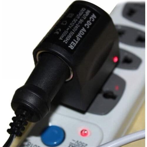 Universele 220V Ac Naar 12V Dc Car Power Adapter Socket Converter 220V Naar 12V Huishouden sigarettenaansteker Eu Plug