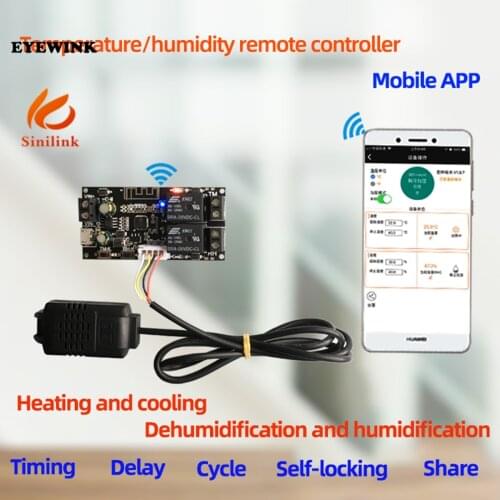 XY-WFWT Temperature and humidity remote controller module dual output automatic constant temperature