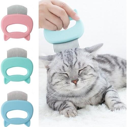 1pcs Portable Cat Dog Massage Shell Comb Grooming Hair Removal Shedding Pet Products Dog Supplies Home Cleaning Combs Dropship
