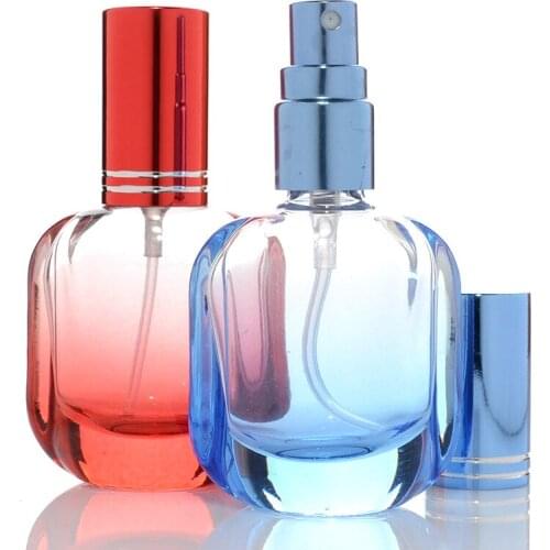 10ML Colored Perfume Spray Cosmetics Empty Bottle Portable Glass Small Bottle 100PCS/LOT