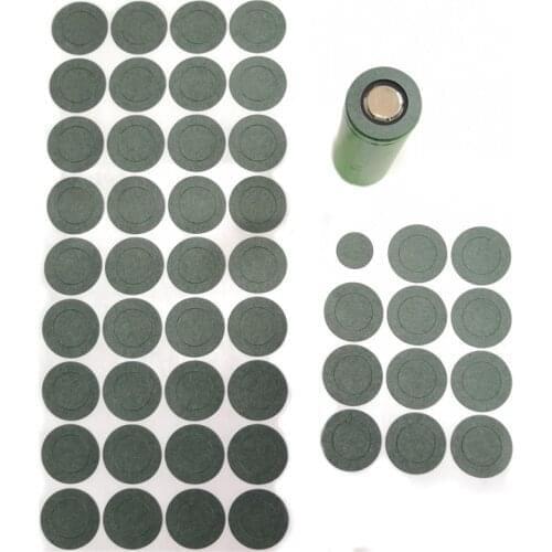 1000pcs 1S 26650 Li ion Battery Insulation Gasket Barley Paper Battery Pack Cell Insulating Glue Patch Electrode Insulated Pads