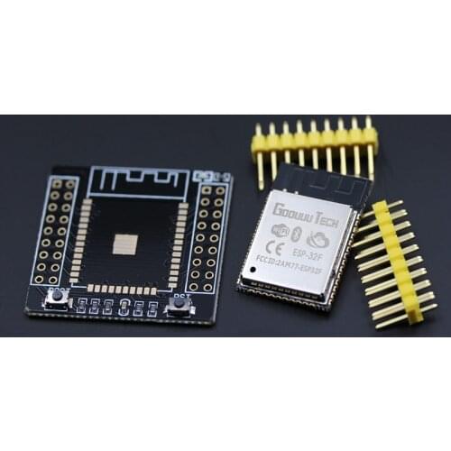 2017 High Quality ESP32F Bluetooth and WIFI Dual Core CPU IoT Wifi Wlan BLE Module+ESP32 Adapter Board for arduino ESP-32