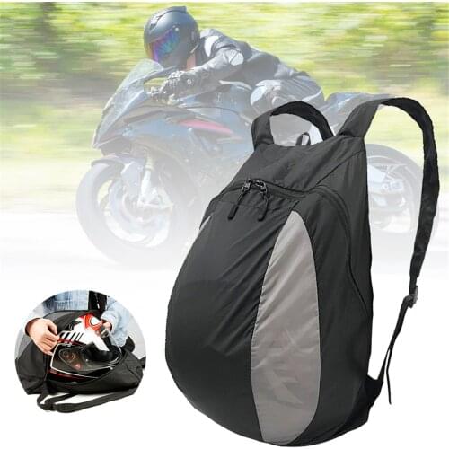 28L Motorcycle Backpack Riding Helmet Bag Dustproof Backpack Rain Cover Portable Ultralight Shoulder Protect Outdoor Tools Hikin