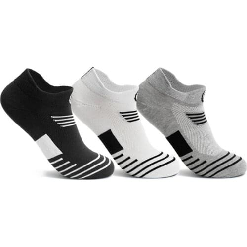 3 Pairs Anti-sweat Sport Socks Women Men Short Tube Breathable Socks Outdoor Running Basketball Soccer Quick Dry Sports Socks