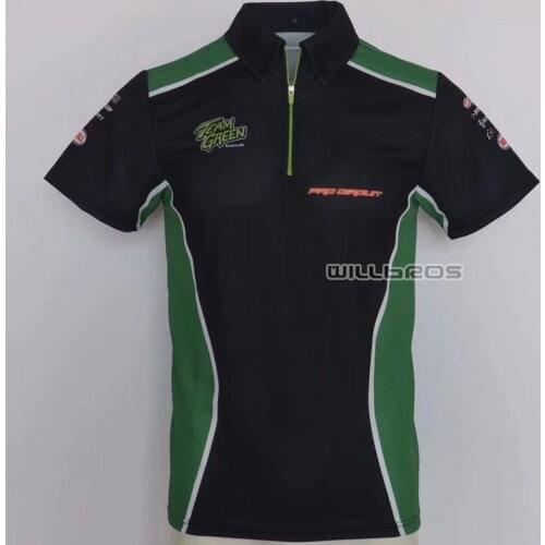 Motocross Motorcycle Quick Dry Polo Shirts For Kawasaki T-shirt Motorbike Scooter Riding Short Sleeve