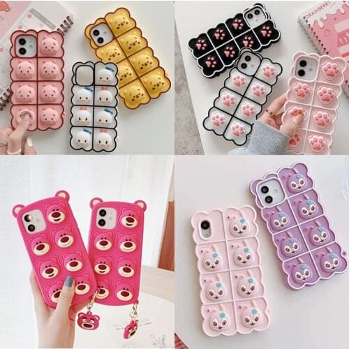 Disney Donald Piglet Lotso Cartoon Phone Case for IPhone 11 12 Pro MAX Mini X XS XR SE 6 7 8 Soft Silicone Shockproof Back Cover