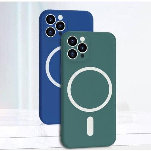 For Coque Iphone12 Funda Iphone 11 12 Pro Max Case Iphone 11Pro Magsafe wireless magnetizing mobile phone case