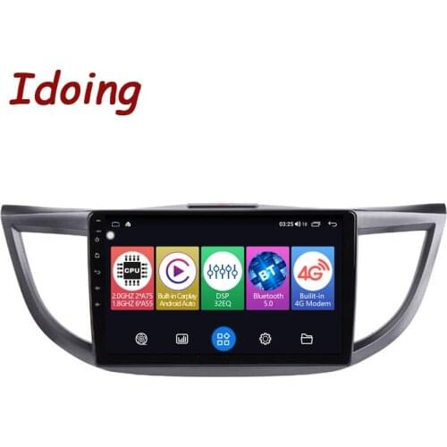 Idoing 10.2"Android Car DSP Radio Multimedia Player For Honda CRV CR-V 4 RM RE 2011-2015 GPS Navigation Head Unit Plug And Play