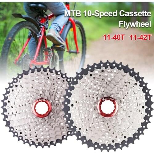 Mountain Bike Freewheel 10-Speed 11-42T/11-40T Cassette Bicycle Sprocket 10S Freewheel Compatible with for SHIMANO SRAM