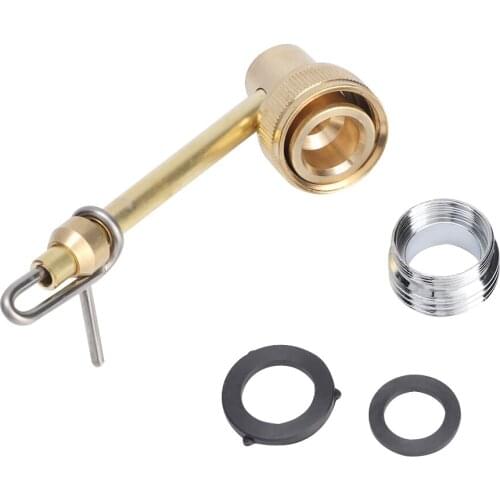 Homebrew Brass Beer Jet Bottle Washer Sink Faucet Adapter Faucet Jet Carboy Home Brewed Beer Bottle Washer Sink Faucet Adapter