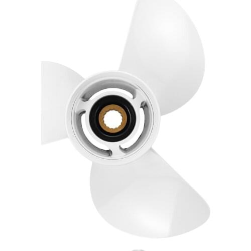 For Yamaha/Mariner 60-115HP Marine Boat Outboard Propeller 13 1/4 x 17 6E5-45945-01-EL Aluminum Alloy Accessory Set 3 Blades