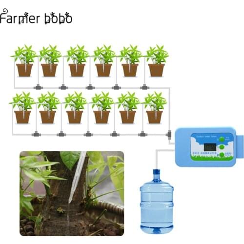 Drip irrigation LED Pump Automatic watering Set Plant Watering Timer Garden Water Timer Home Office water irrigation