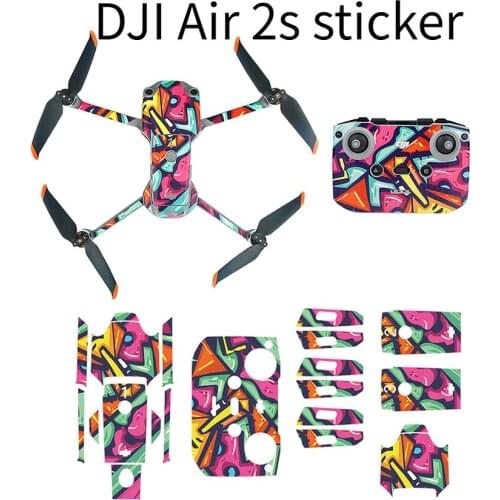 DJI Air 2S Sticker Drone Air 2S Accessories PVC Sticker Protective Film DJIAir 2S Color Sticker