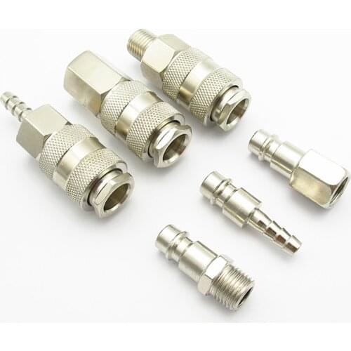 Pneumatic Fitting European Standard EU Euro Type Air Line Quick Coupling Connector Coupler Adapter For Air Compressor